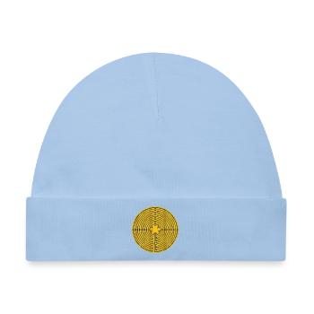 Chartres Labyrinth - Baby Premium Organic Mütze - Hellblau - Vorne