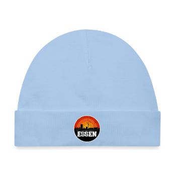 Essen Skyline - Baby Premium Organic Mütze - Hellblau - Vorne