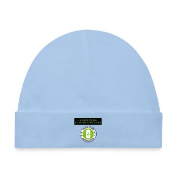 Ich bin nicht faul - Baby Premium Organic Mütze - Hellblau - Vorne
