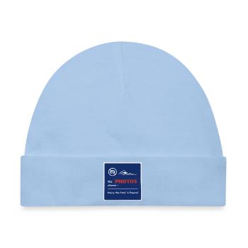 Foto Verbotsschild für Schwimmbäder - Baby Premium Organic Mütze - Hellblau - Vorne