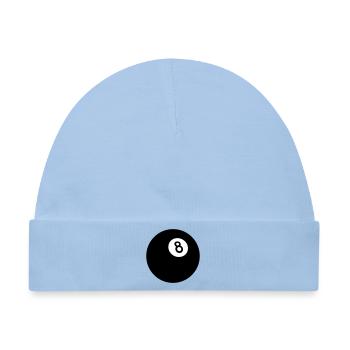 Schwarze Acht - Baby Premium Organic Mütze - Hellblau - Vorne
