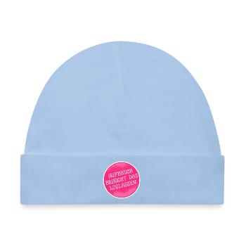 NEUSTART ANFANGEN LOSLASSEN - Baby Premium Organic Mütze - Hellblau - Vorne