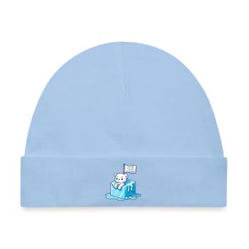 Retten Sie unser Zuhause - Baby Premium Organic Mütze - Hellblau - Vorne