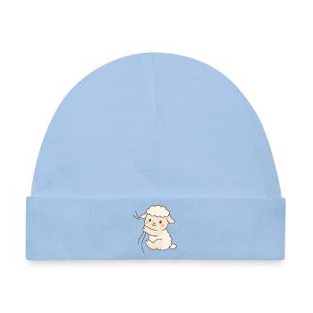 Cuddle Lamb Love - Baby Premium Organic Mütze - Hellblau - Vorne