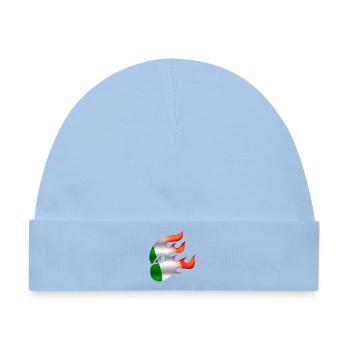 Flagge von Irland - Irland - Ninja - Baby Premium Organic Mütze - Hellblau - Vorne