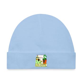 RADIERGUMMI - Baby Premium Organic Mütze - Hellblau - Vorne