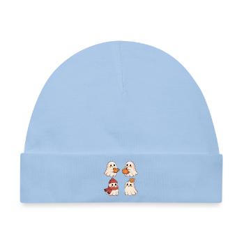 Warme Herbstgeister - Baby Premium Organic Mütze - Hellblau - Vorne