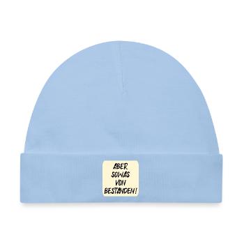 PRÜFUNGEN BESTANDEN - Baby Premium Organic Mütze - Hellblau - Vorne