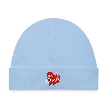BESTER OPA - Baby Premium Organic Mütze - Hellblau - Vorne