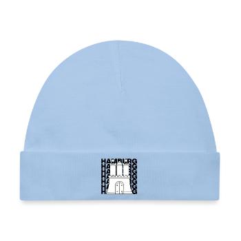 HAMBURG STADTTOR, HANSE SYMBOL HAMBURGLIEBE - Baby Premium Organic Mütze - Hellblau - Vorne