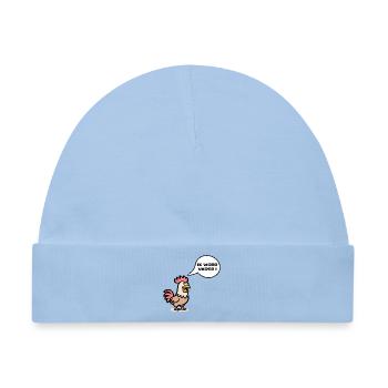Ich werde Vater - Baby Premium Organic Mütze - Hellblau - Vorne