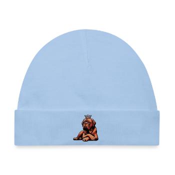 Bordeaux Dogge Bordeauxs Bordeaux Doggen besitzer - Baby Premium Organic Mütze - Hellblau - Vorne