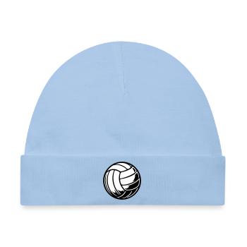 Volleyball Ball - Baby Premium Organic Mütze - Hellblau - Vorne