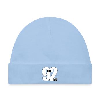 92 NEUN ZWEI! - Baby Premium Organic Mütze - Hellblau - Vorne