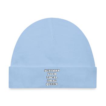 Unterstütze deine lokale Drag Queen - Baby Premium Organic Mütze - Hellblau - Vorne