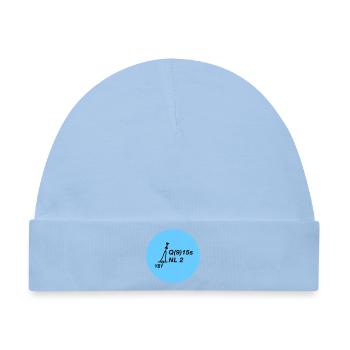 Tonne - Boje Nordsee Segeln Ostsee Maritim - Baby Premium Organic Mütze - Hellblau - Vorne
