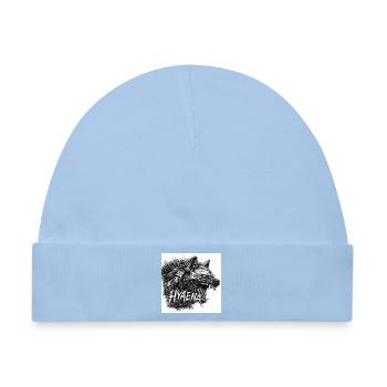 Cyber- Hyäne Armor - Baby Premium Organic Mütze - Hellblau - Vorne