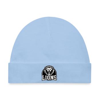 Lion Crest Leichtathletik - Baby Premium Organic Mütze - Hellblau - Vorne