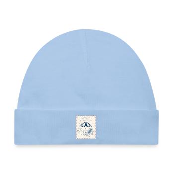 Amalfi Beach Club Poststempel - Baby Premium Organic Mütze - Hellblau - Vorne