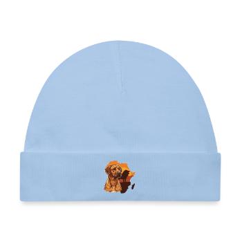 Rhodesian Ridgeback  - Baby Premium Organic Mütze - Hellblau - Vorne