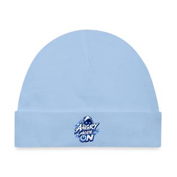Wütender Modus auf Icon - Baby Premium Organic Mütze - Hellblau - Vorne