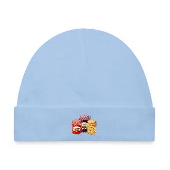 Selbstgemachte Marmelade - Baby Premium Organic Mütze - Hellblau - Vorne