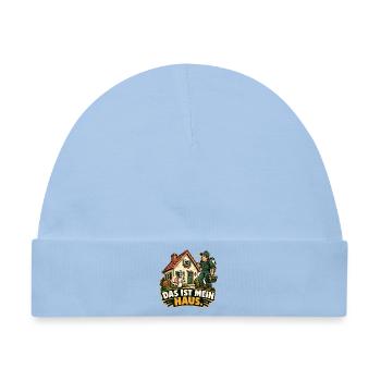 Mein Haus - Baby Premium Organic Mütze - Hellblau - Vorne