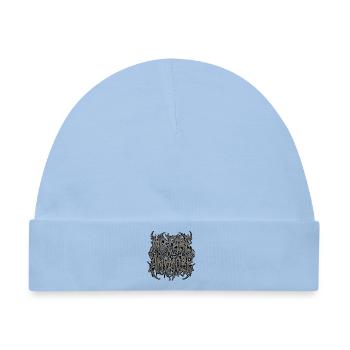 No Fake Heavy Metal - Baby Premium Organic Mütze - Hellblau - Vorne