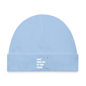 Just take me to the Oche  - Baby Premium Organic Mütze - Hellblau - Vorne