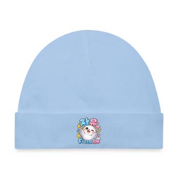 Kawaii RobbeFreiheit - Baby Premium Organic Mütze - Hellblau - Vorne