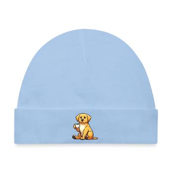 Labrador Labradorbesitzer Labradorliebhaber Labbi - Baby Premium Organic Mütze - Hellblau - Vorne