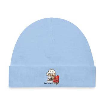 Zwei aasgeier am Fenster - Baby Premium Organic Mütze - Hellblau - Vorne