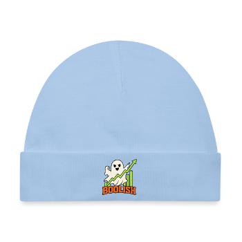 BooLish Wachstumsgeist - Baby Premium Organic Mütze - Hellblau - Vorne