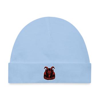 Krampus Club Alpen Folklore Holzschnitt Horror Shi - Baby Premium Organic Mütze - Hellblau - Vorne
