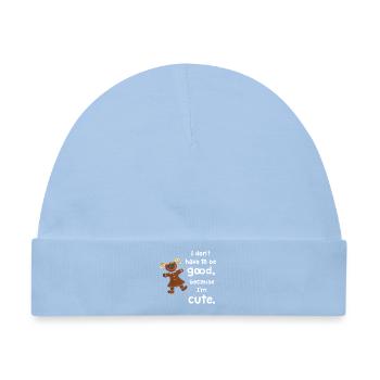 I don't have to be good - Lebkuchenmädchen - Baby Premium Organic Mütze - Hellblau - Vorne