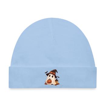 Süßer Geist mit Hexenhut - Baby Premium Organic Mütze - Hellblau - Vorne