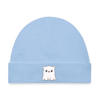 Eisbär - Baby Premium Organic Mütze - Hellblau - Vorne