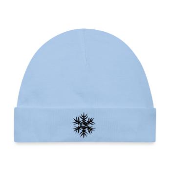 Islandpferd im Eiskristall Winterisi - Baby Premium Organic Mütze - Hellblau - Vorne