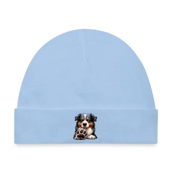 Australian Shepherd Aussie Aussiebesitzer Aussies - Baby Premium Organic Mütze - Hellblau - Vorne