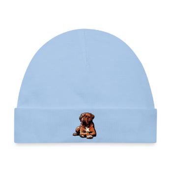 Bordeaux Dogge Bordeauxs Bordeaux Doggen besitzer - Baby Premium Organic Mütze - Hellblau - Vorne
