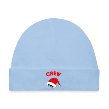 Santa Crew - Baby Premium Organic Mütze - Hellblau - Vorne