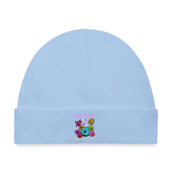 Fluffige Flusen Tanzparty - Baby Premium Organic Mütze - Hellblau - Vorne