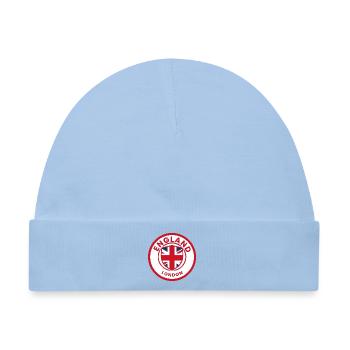 England Shield Londons Emblem - Baby Premium Organic Mütze - Hellblau - Vorne