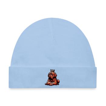 Bordeaux Dogge Bordeauxs Bordeaux Doggen besitzer - Baby Premium Organic Mütze - Hellblau - Vorne