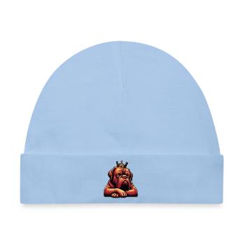 Bordeaux Dogge Bordeauxs Bordeaux Doggen besitzer - Baby Premium Organic Mütze - Hellblau - Vorne