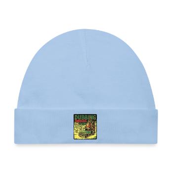 Dub Reggae Weihnachtsmann - Baby Premium Organic Mütze - Hellblau - Vorne