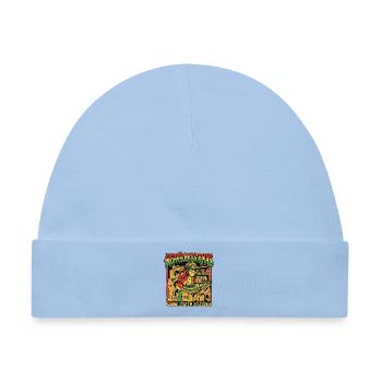 Christmas Soundsystem Dub Reggae - Baby Premium Organic Mütze - Hellblau - Vorne