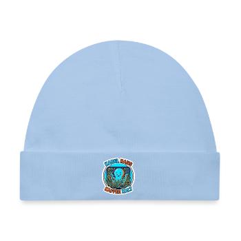 Netzwerker Oktopus Kabel Salat Shirt - Baby Premium Organic Mütze - Hellblau - Vorne