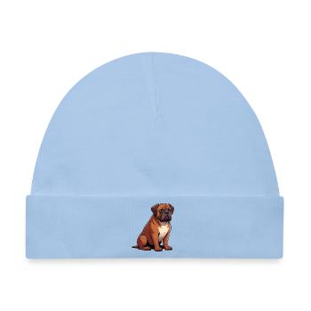 Bordeaux Dogge Bordeauxs Bordeaux Doggen besitzer - Baby Premium Organic Mütze - Hellblau - Vorne
