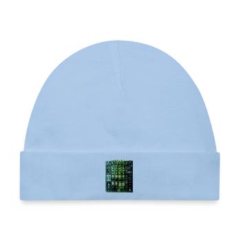 Röntgen Mischpult Dj - Baby Premium Organic Mütze - Hellblau - Vorne